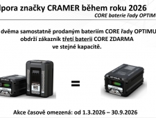 CRAMER KIT 2+1 CORE300 82V 4Ah